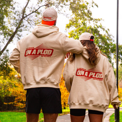 On a Plod Hoodie